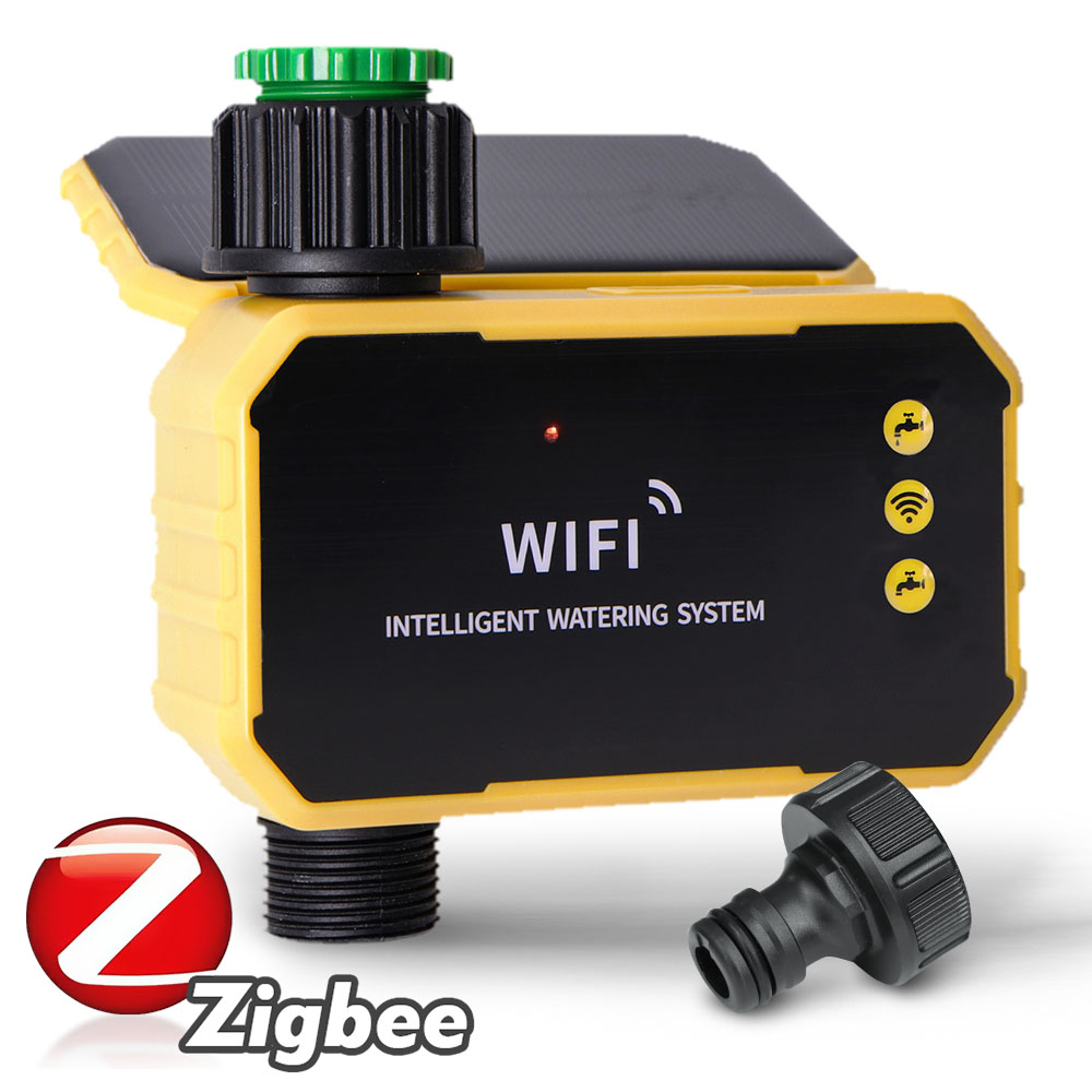 Rain Sensor For Irrigation Timer - Zigbee สมาร์ทชลประทานจับเวลาพลังงานแสงอาทิตย์ & Type-C ชาร์จ 2000mAh