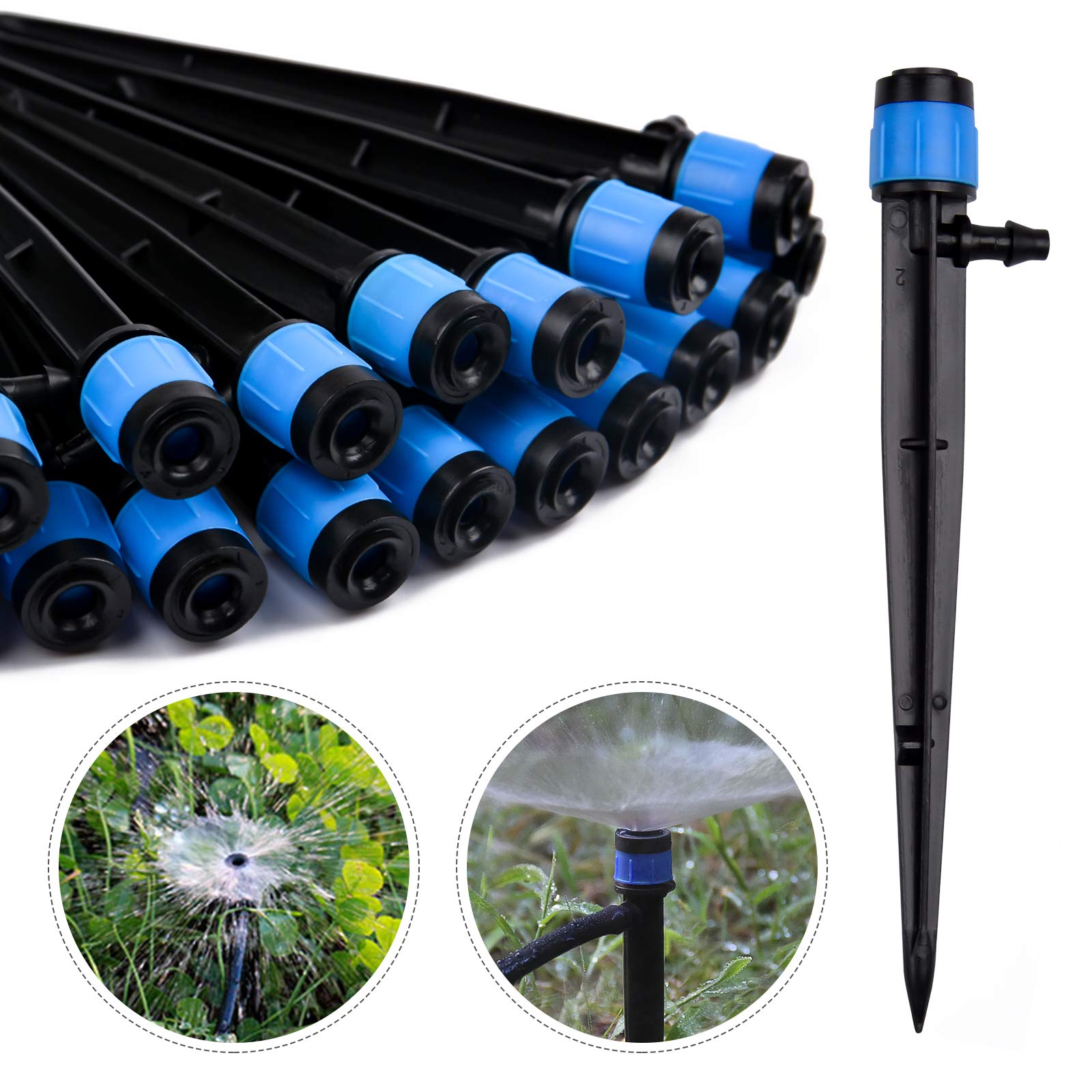 Drip Emitters Adjustable 360 Micro - หัวฉีดน้ำหยดแบบปรับได้ 360 องศา จำนวน 30 ชิ้น