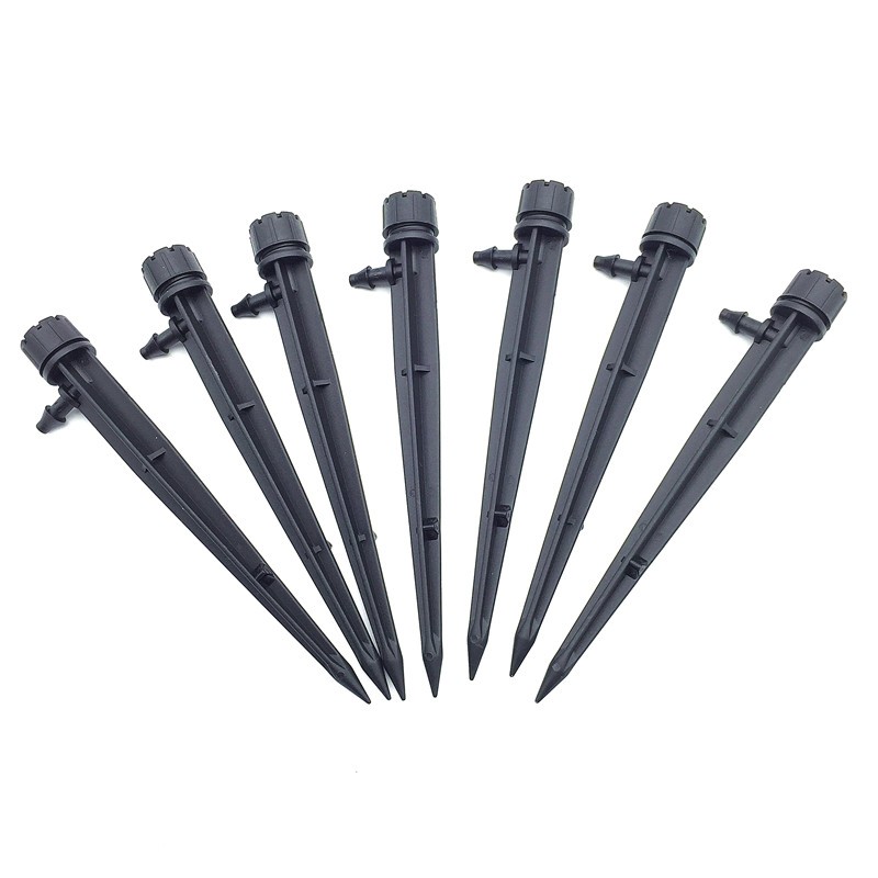Drip Emitters Adjustable 360 Micro - 6PCS สีดำปรับ Drippers ชลประทาน 360 องศาหยดระบบ