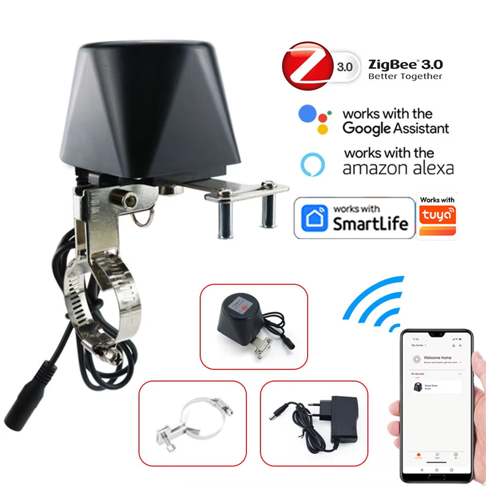 Tuya Zigbee Garden Irrigation Controller - วาล์วแก๊สอัจฉริยะ Zigbee พร้อม WIFI ควบคุมการเปิด-ปิดน้ำในสวน ตั้งเวลาได้