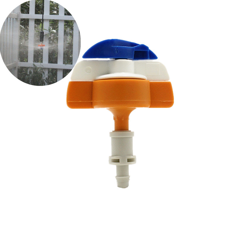 Drip Emitters Adjustable 360 Micro - หัวฉีดน้ำรดต้นไม้ในเรือนกระจก แบบปรับได้ สำหรับระบบน้ำหยด ระบบพ่นหมอก แบบเสียบลงดิน หัวฉีดสเปรย์ขนาดเล็ก