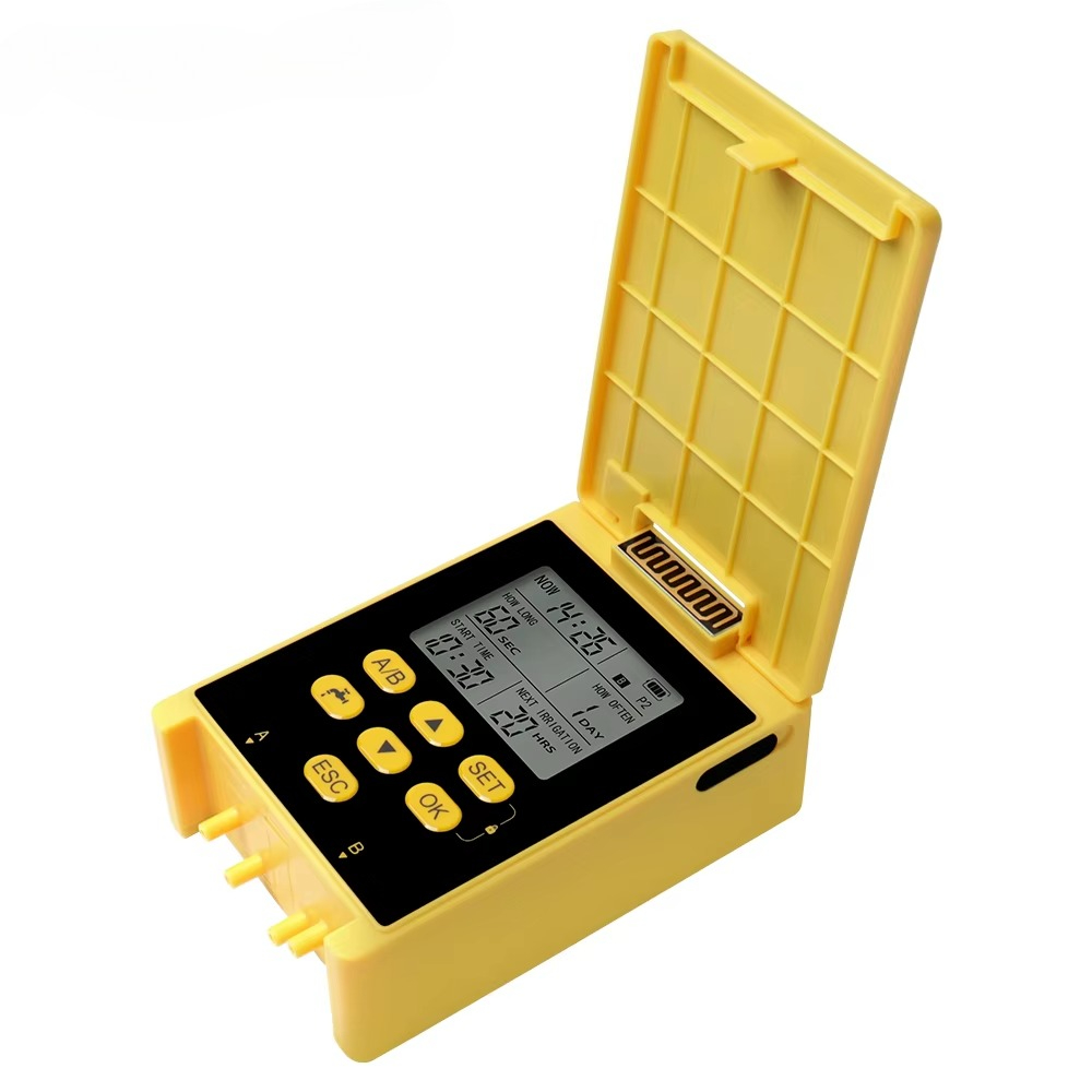Rain Sensor For Irrigation Timer - ระบบให้น้ำพืชอัตโนมัติอัจฉริยะพร้อมเซ็นเซอร์วัดปริมาณน้ำฝน ตัวจ่ายน้ำแบบหยดสองหัวปั๊มพลังงานแสงอาทิตย์แบบใหม่สำหรับขายส่ง