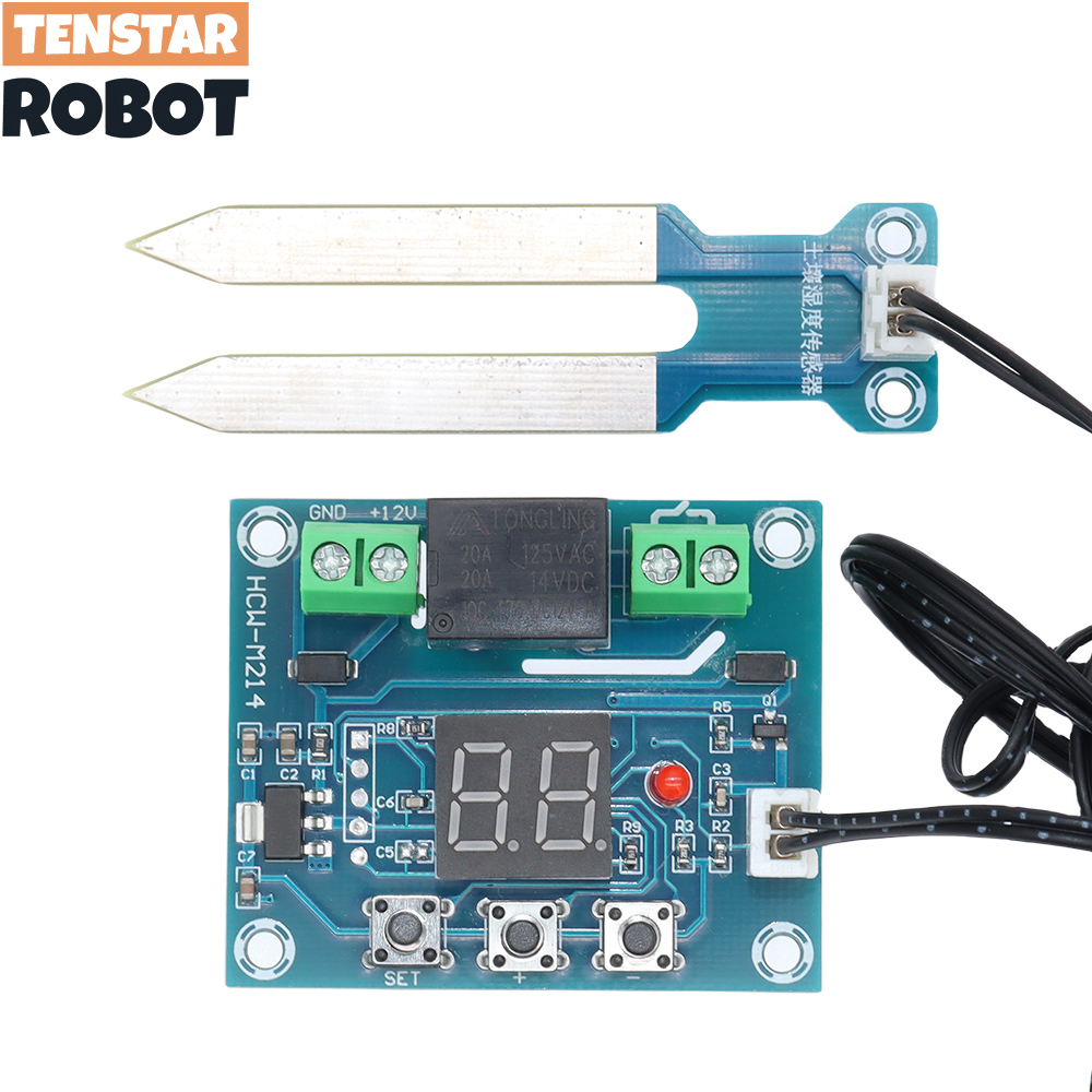 Rain Sensor For Irrigation Timer - XH-M214 12V เซ็นเซอร์ความชื้นในดิน Controller ระบบชลประทานโมดูลรดน้ําอัตโนมัติดิจิตอลจอแสดงผล