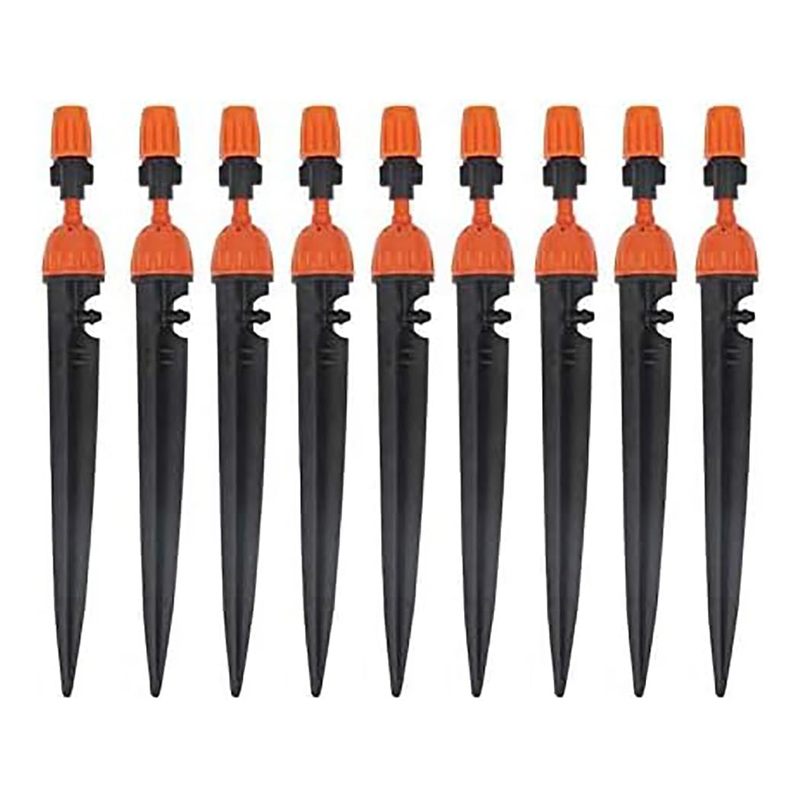 Drip Emitters Adjustable 360 Micro - หัวฉีดน้ำแบบไมโครสเปรย์ปรับได้ 360 องศา สำหรับระบบน้ำหยดแบบติดตั้งบนเสา แพ็ค 10
