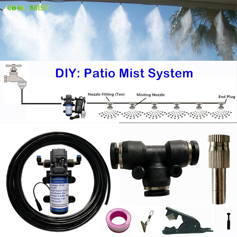 S392 DIY 8M-10M-15M-20M-25M สว - Mist Cooling System Outdoor Patio 15M บทวิจารณ์และราคา
