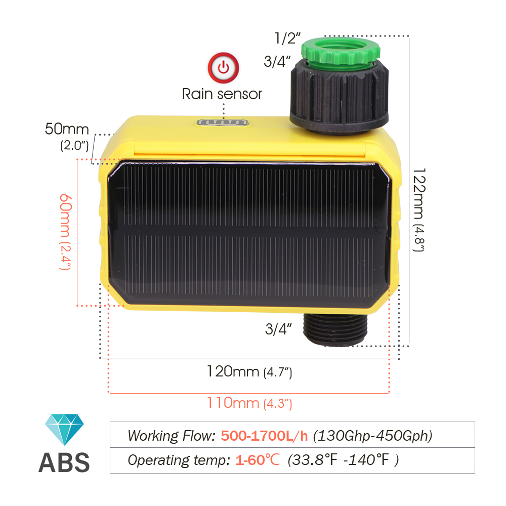 Zigbee สมาร์ทชลประทานจับเวลาพล - Rain Sensor For Irrigation Timer บทวิจารณ์และราคา