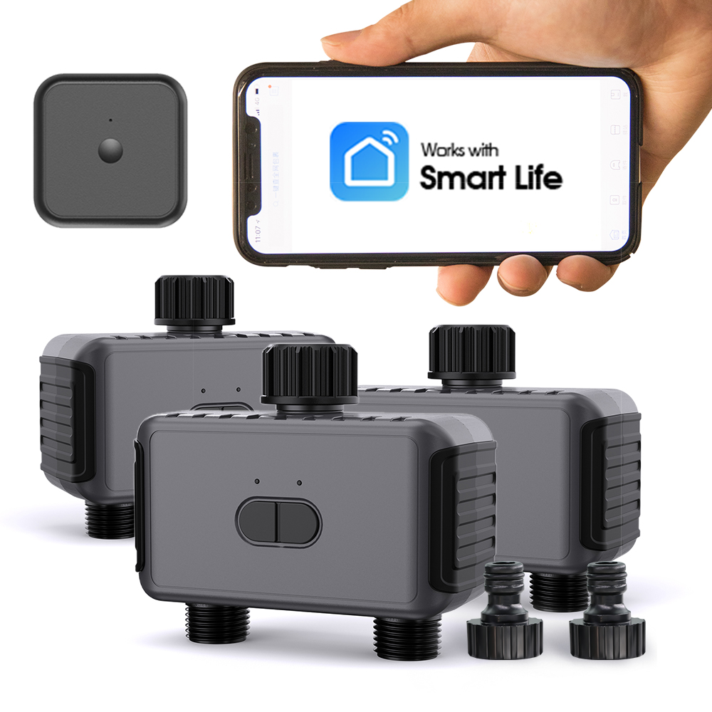 WiFi Bluetooth-compatible 2 Ou - Wifi Water Timer Hose Faucet Smart บทวิจารณ์และราคา