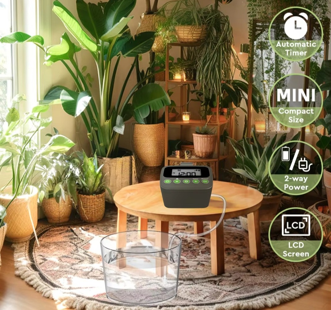 อุปกรณ์รดน้ำต้นไม้อัตโนมัติสำห - Automatic Watering Pump Indoor Plants บทวิจารณ์และราคา