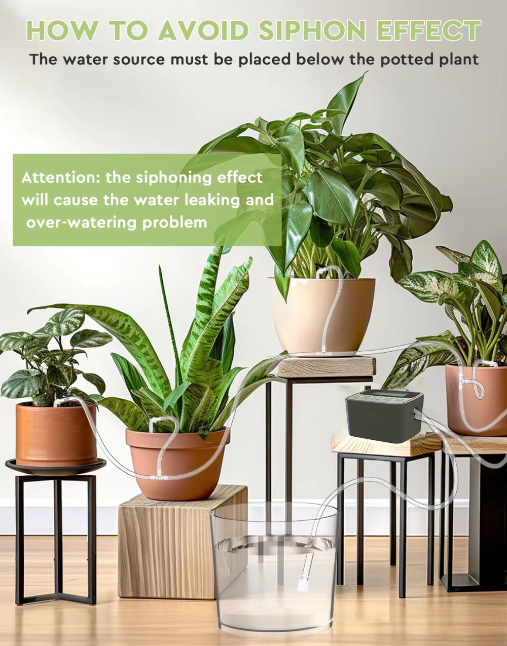 อุปกรณ์รดน้ำต้นไม้อัตโนมัติสำห - Automatic Watering Pump Indoor Plants บทวิจารณ์และราคา