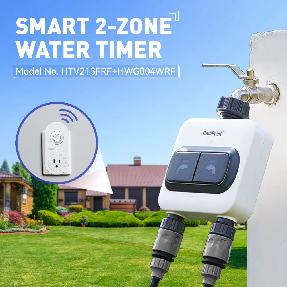 RAINPOINT Wi-Fi ตัวควบคุมการรด - Wifi Water Timer Hose Faucet Smart บทวิจารณ์และราคา