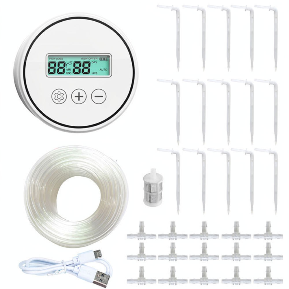เครื่องมือรดน้ำแบบหยดอัตโนมัติ - Drip Irrigation System Automatic Kit บทวิจารณ์และราคา