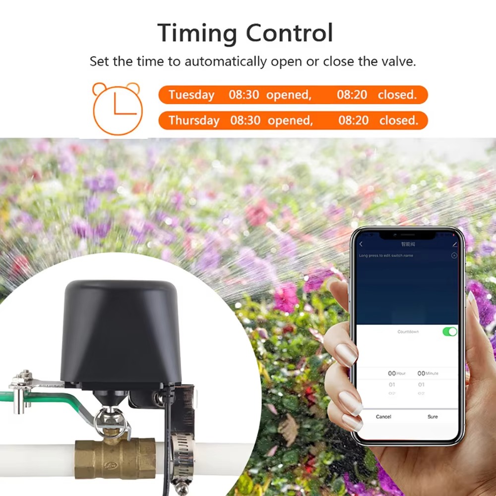 Tuya Zigbee หรือ Wifi วาล์วน้ํ - Tuya Zigbee Garden Irrigation Controller บทวิจารณ์และราคา