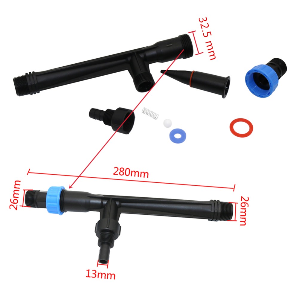 Venturi ปุ๋ยชุดหัวฉีดด้ายชายขน - Fertilizer Injector Venturi 3/4 Inch บทวิจารณ์และราคา