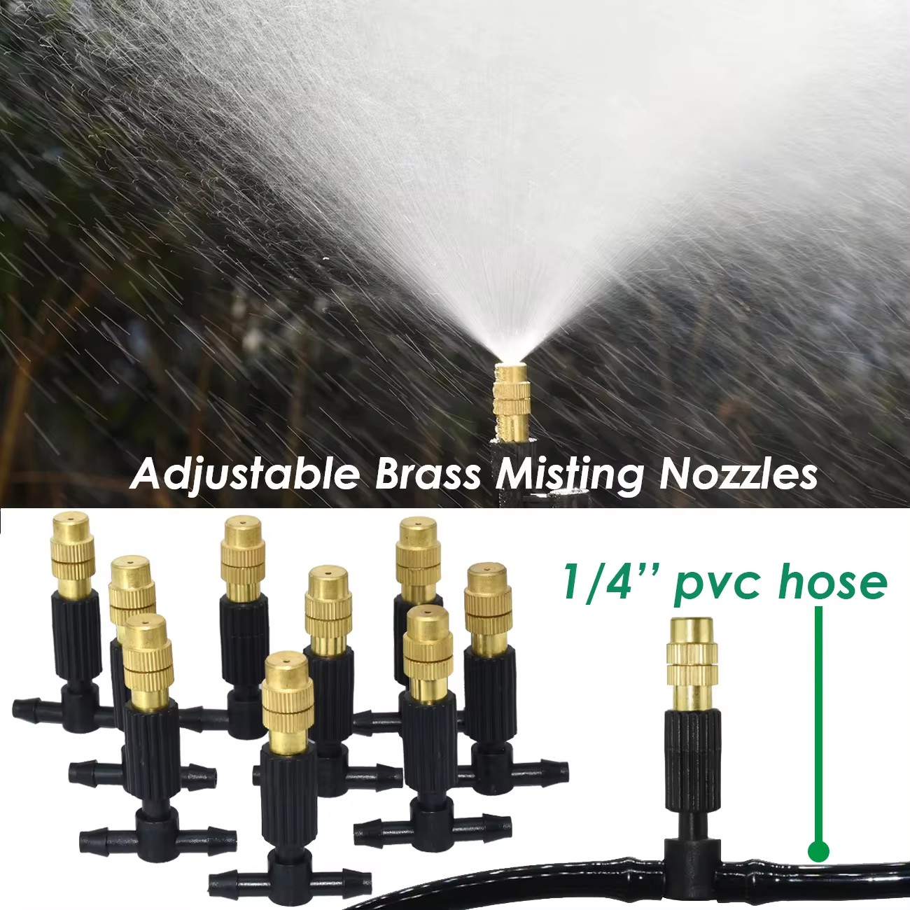 ระบบระบายความร้อนหมอกกลางแจ้ง1 - Mist Cooling System Outdoor Patio 15M บทวิจารณ์และราคา