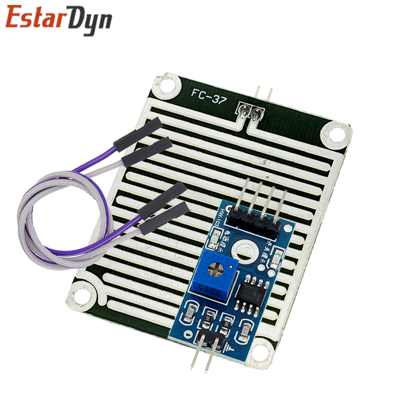 โมดูลเซ็นเซอร์ตรวจจับหยดน้ำฝน  - Rain Sensor For Irrigation Timer บทวิจารณ์และราคา