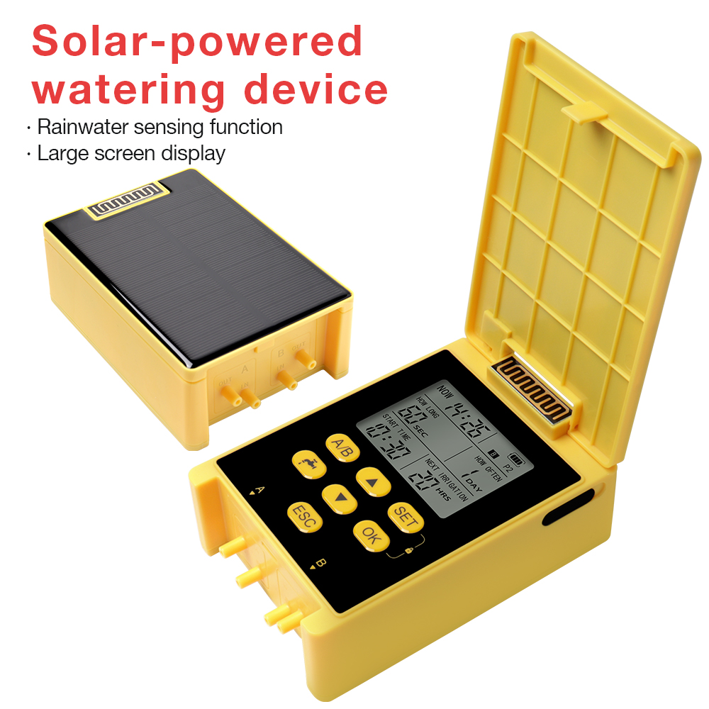 ระบบชลประทานแบบหยดน้ำอัตโนมัติ - Solar Drip Irrigation Kit Garden บทวิจารณ์และราคา