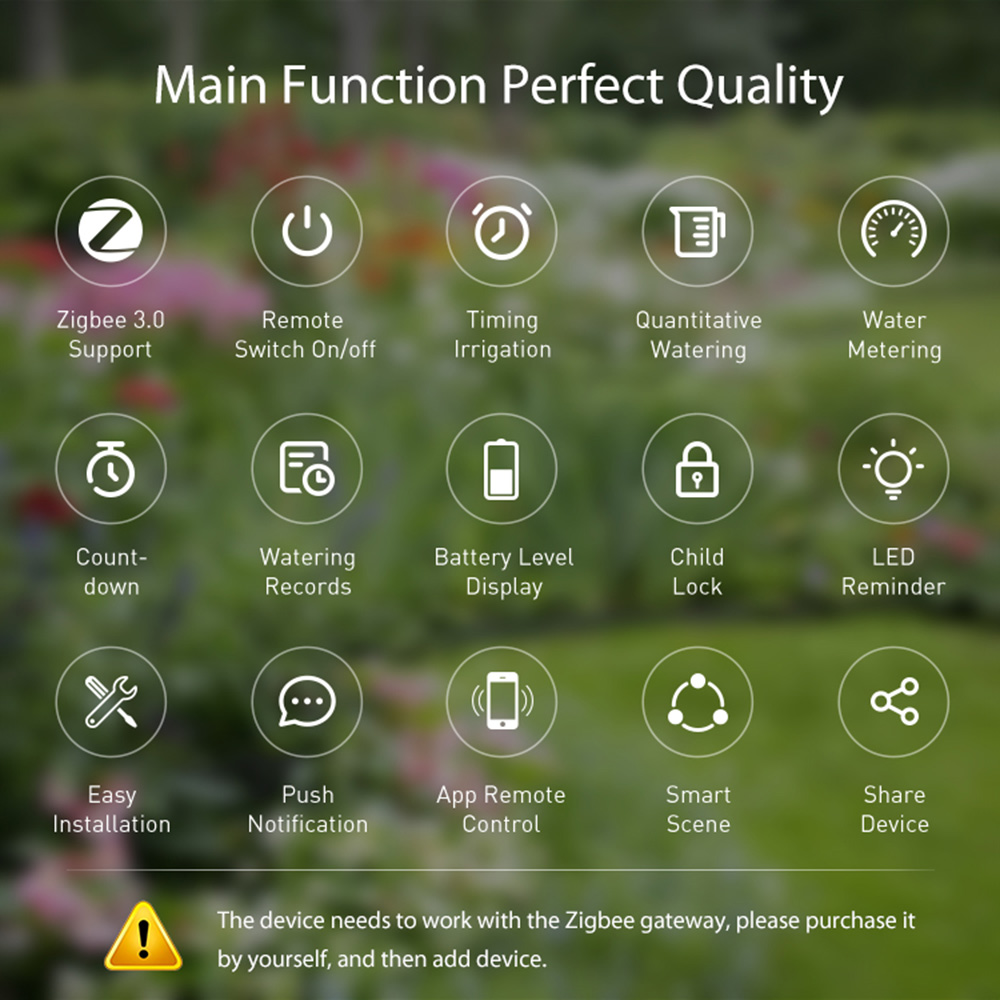 Zigbee Tuya Water Timer พร้อม  - Tuya Zigbee Garden Irrigation Controller บทวิจารณ์และราคา