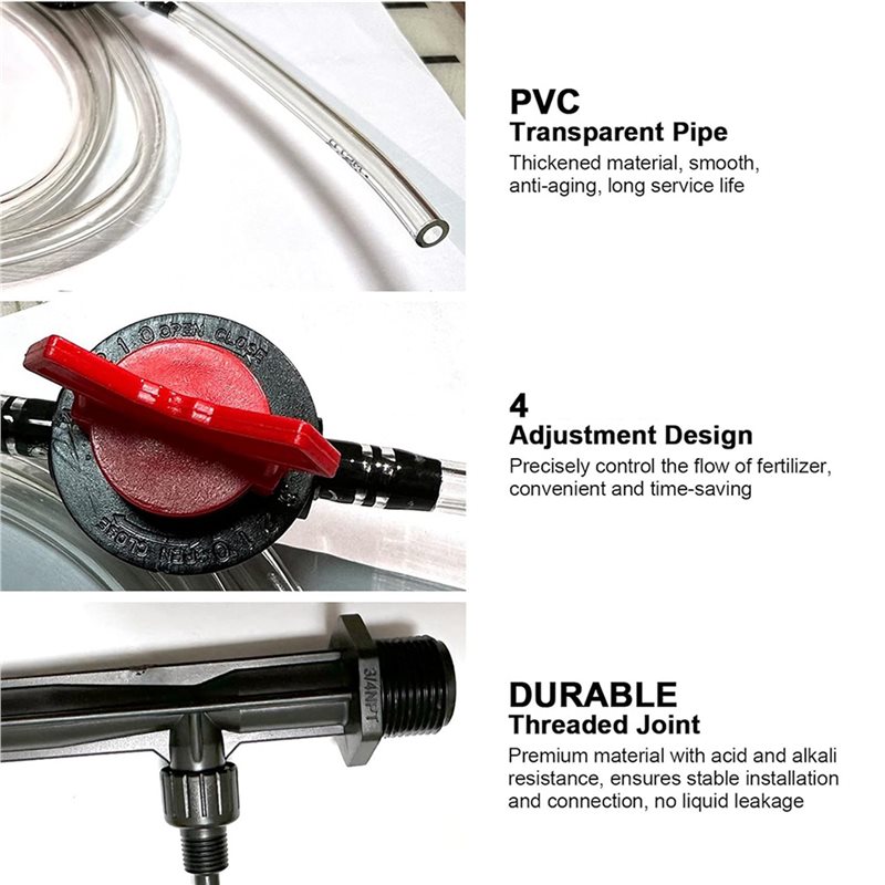 ชุดอุปกรณ์ฉีดปุ๋ยแบบเวนทูรีสำห - Fertilizer Injector Venturi 3/4 Inch บทวิจารณ์และราคา
