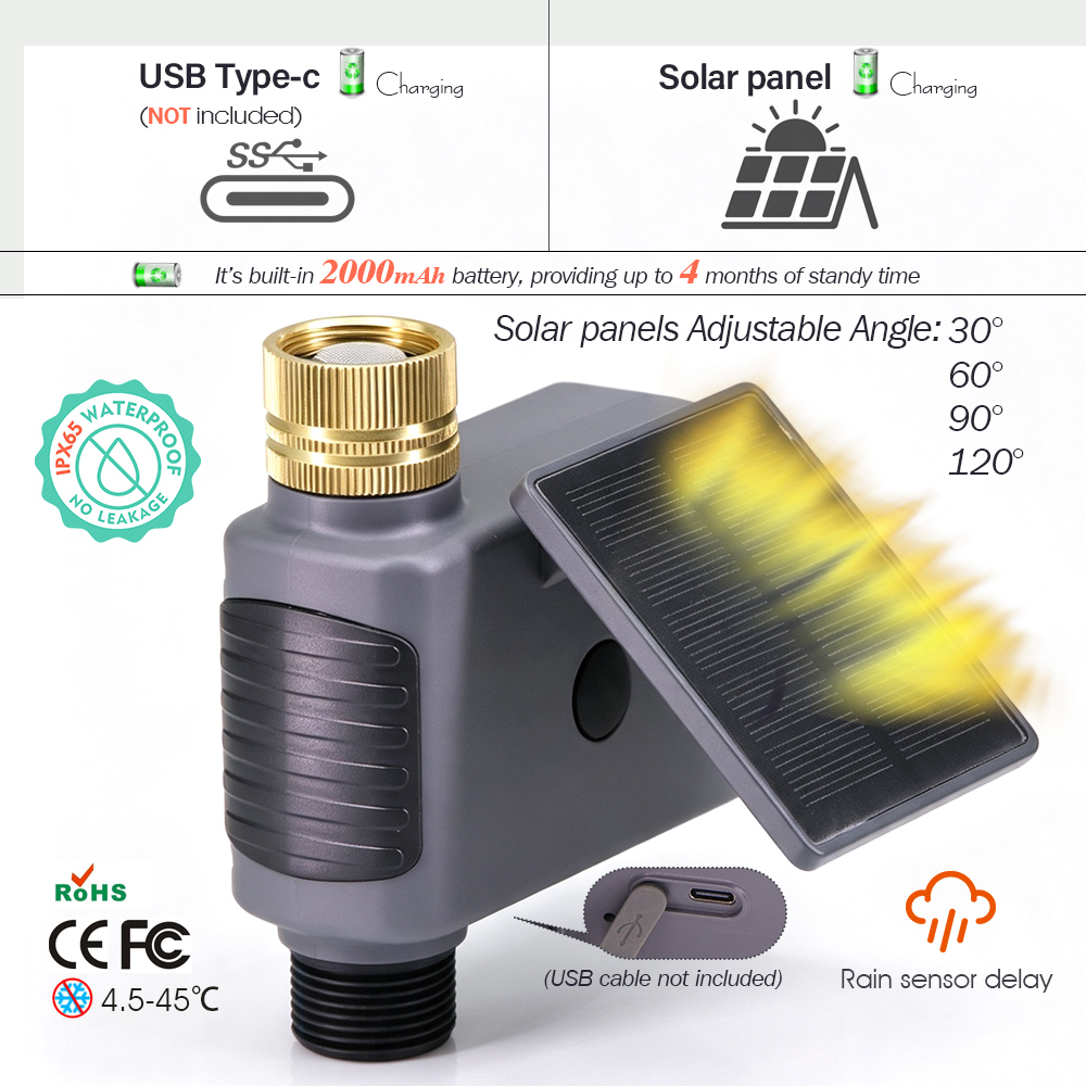 ชุดระบบรดน้ำอัตโนมัติแบบหยดด้ว - Solar Drip Irrigation Kit Garden บทวิจารณ์และราคา