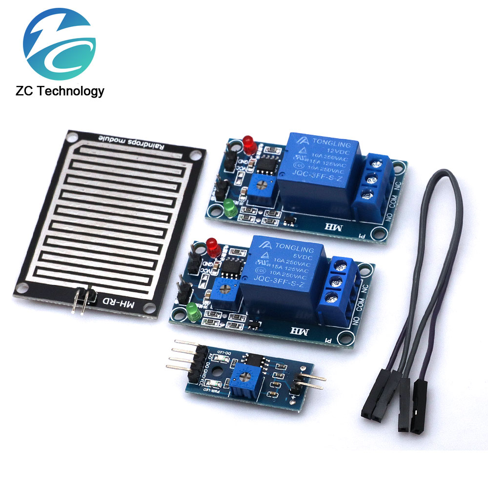 เซ็นเซอร์โมดูลตรวจจับเม็ดฝนหิม - Rain Sensor For Irrigation Timer บทวิจารณ์และราคา