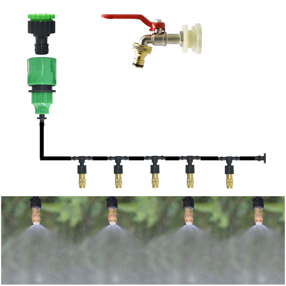 5M-30M Outdoor Misting Cooling - Mist Cooling System Outdoor Patio 15M บทวิจารณ์และราคา