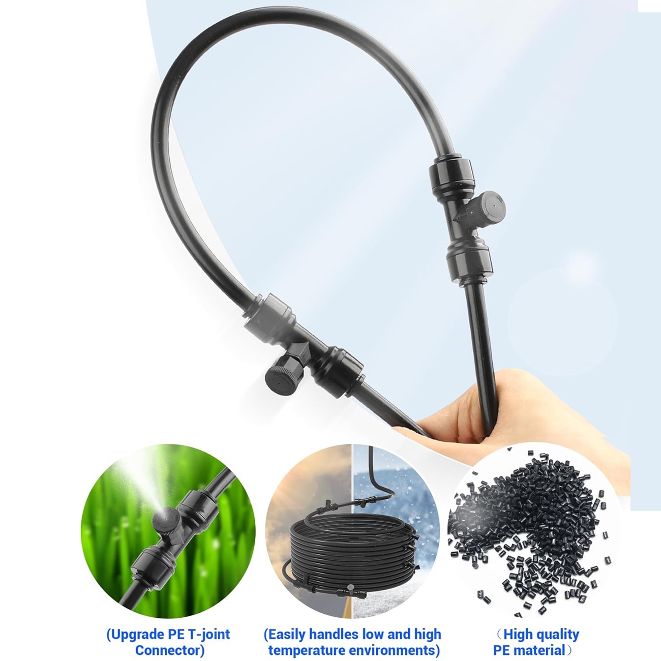 กลางแจ้ง Cooling Patio Misting - Mist Cooling System Outdoor Patio 15M บทวิจารณ์และราคา
