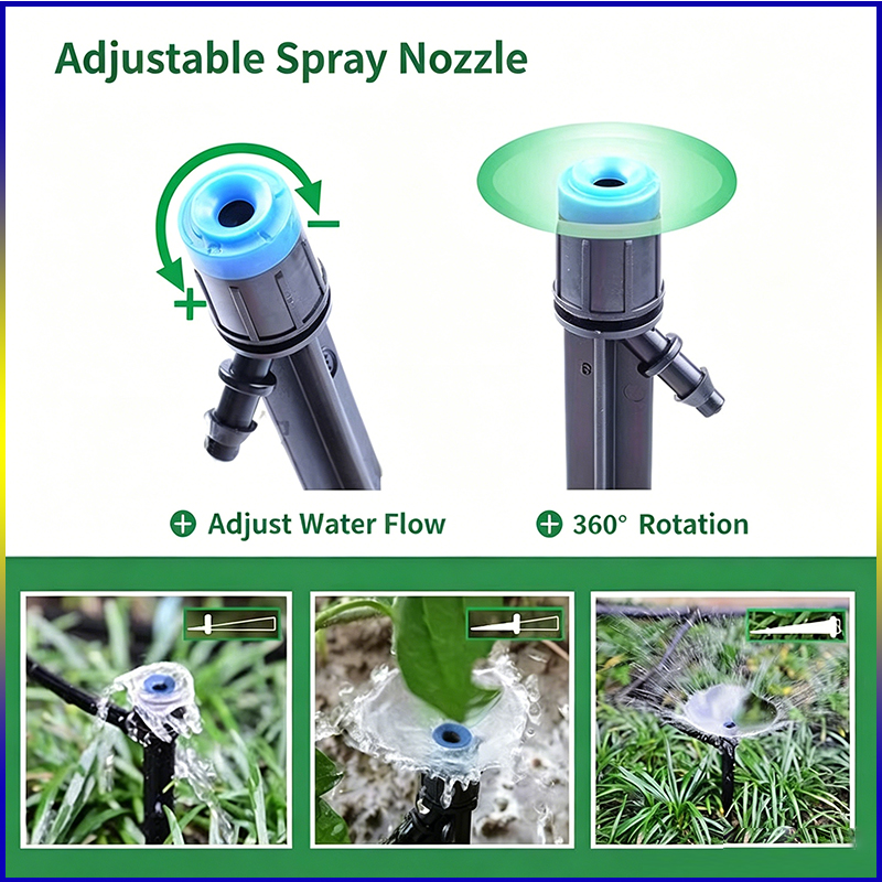 ZK 20/50 ชิ้น ปรับได้ 360 องศา - Drip Emitters Adjustable 360 Micro บทวิจารณ์และราคา
