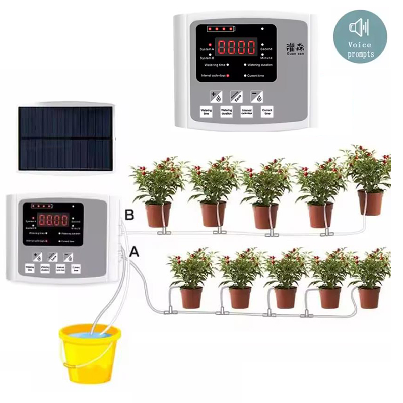 ระบบชลประทานพลังงานแสงอาทิตย์  - Solar Drip Irrigation Kit Garden บทวิจารณ์และราคา