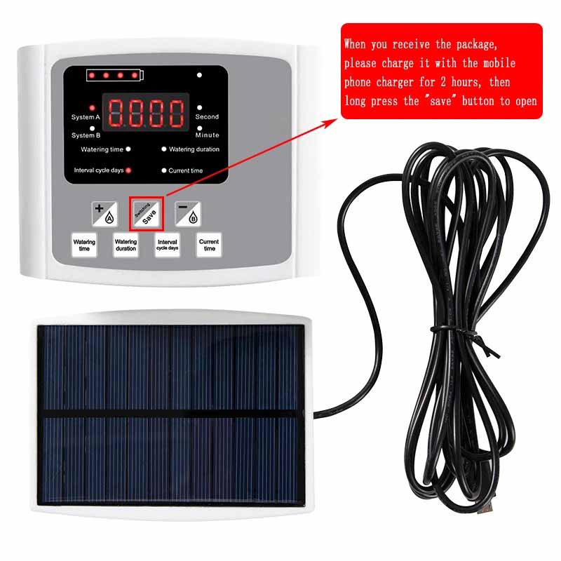 ระบบชลประทานพลังงานแสงอาทิตย์  - Solar Drip Irrigation Kit Garden บทวิจารณ์และราคา