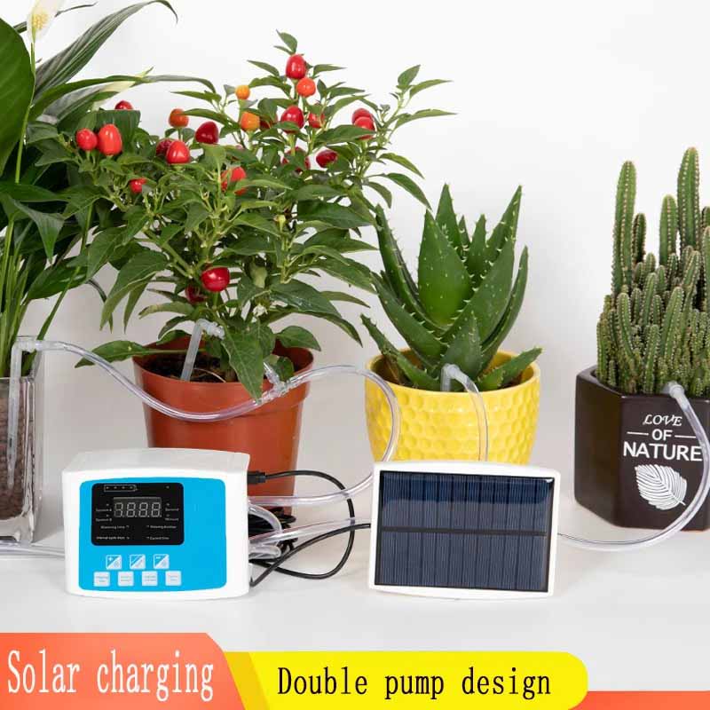 ระบบชลประทานพลังงานแสงอาทิตย์  - Solar Drip Irrigation Kit Garden บทวิจารณ์และราคา