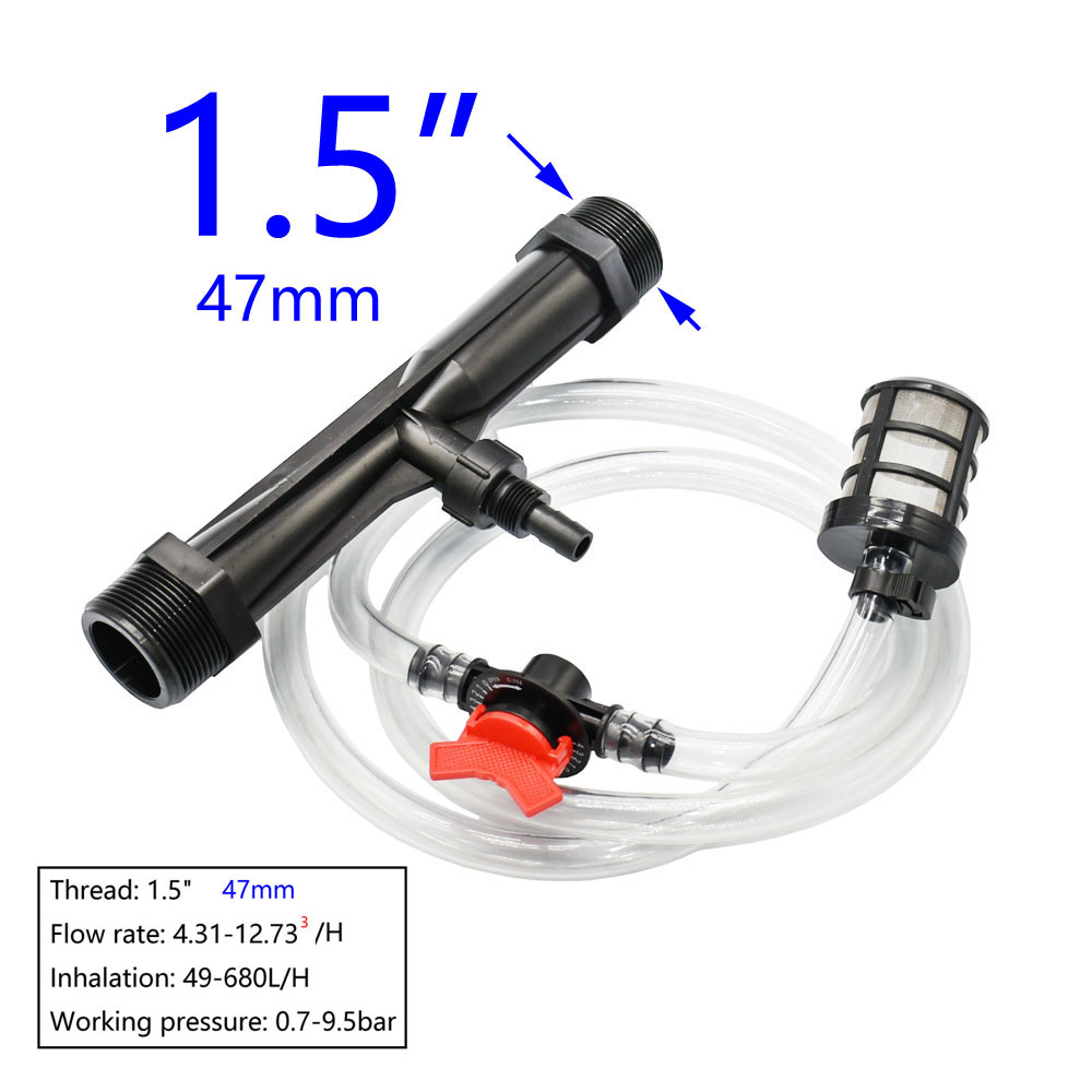 1/2 3/4 1 1.5นิ้ว Venturi ปุ๋ย - Fertilizer Injector Venturi 3/4 Inch บทวิจารณ์และราคา